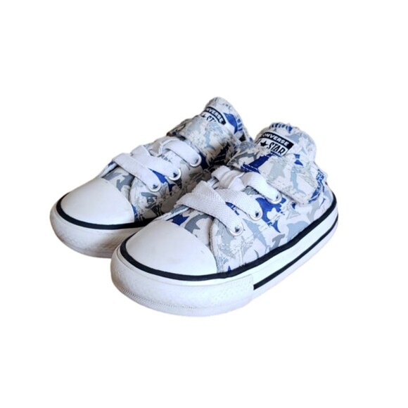 Converse Chuck Taylor All Star Shark Bite 1V Sneakers Toddler Size 5 - Picture 1 of 11